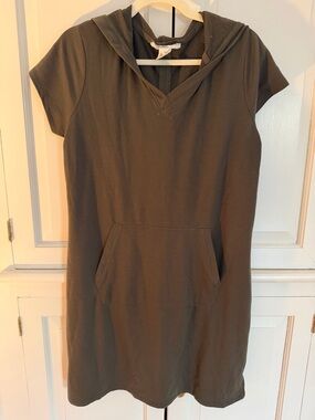 Workshop Hoodie Dress Large T Shirt Dress Hooded Casual Lounge Sweatshirt Dress